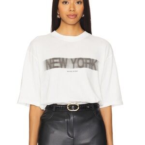 Anine Bing Cason Blur Tee size S